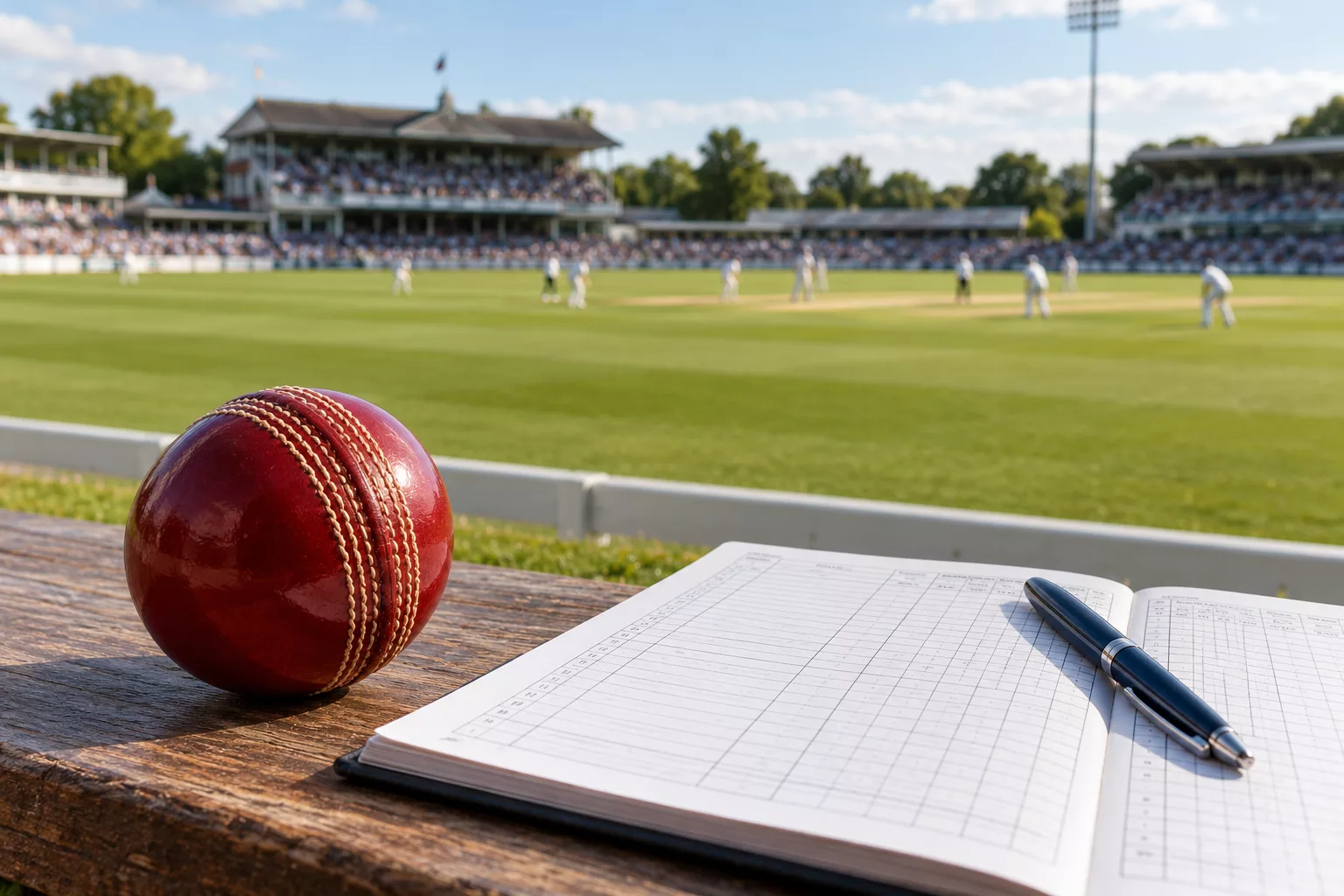 Refuel editorial illustration: Cricket Formats and Scorecards