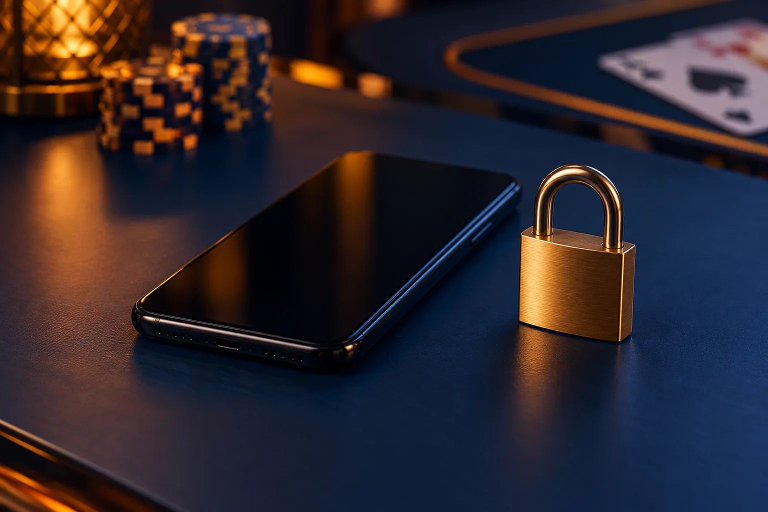 Phone and padlock for the Refuel registration guide